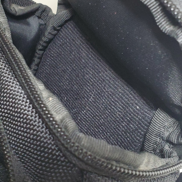 Mickey Mouse Camera Bag Zip Close Pockets Attachable Strap Black Canvas Disney - Picture 12 of 12